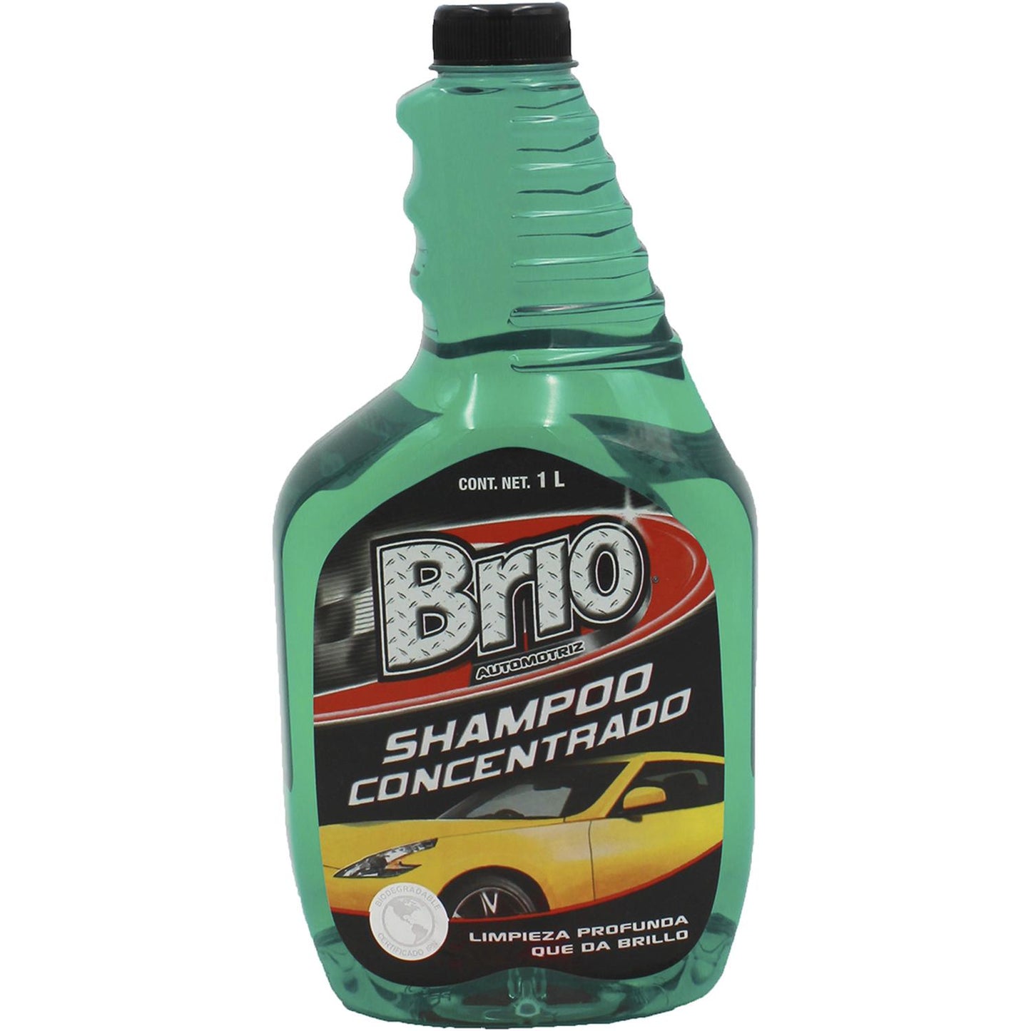 12PK - BRIO SHAMPOO AUTOMOTRIZ CONCENTRADO 1LT