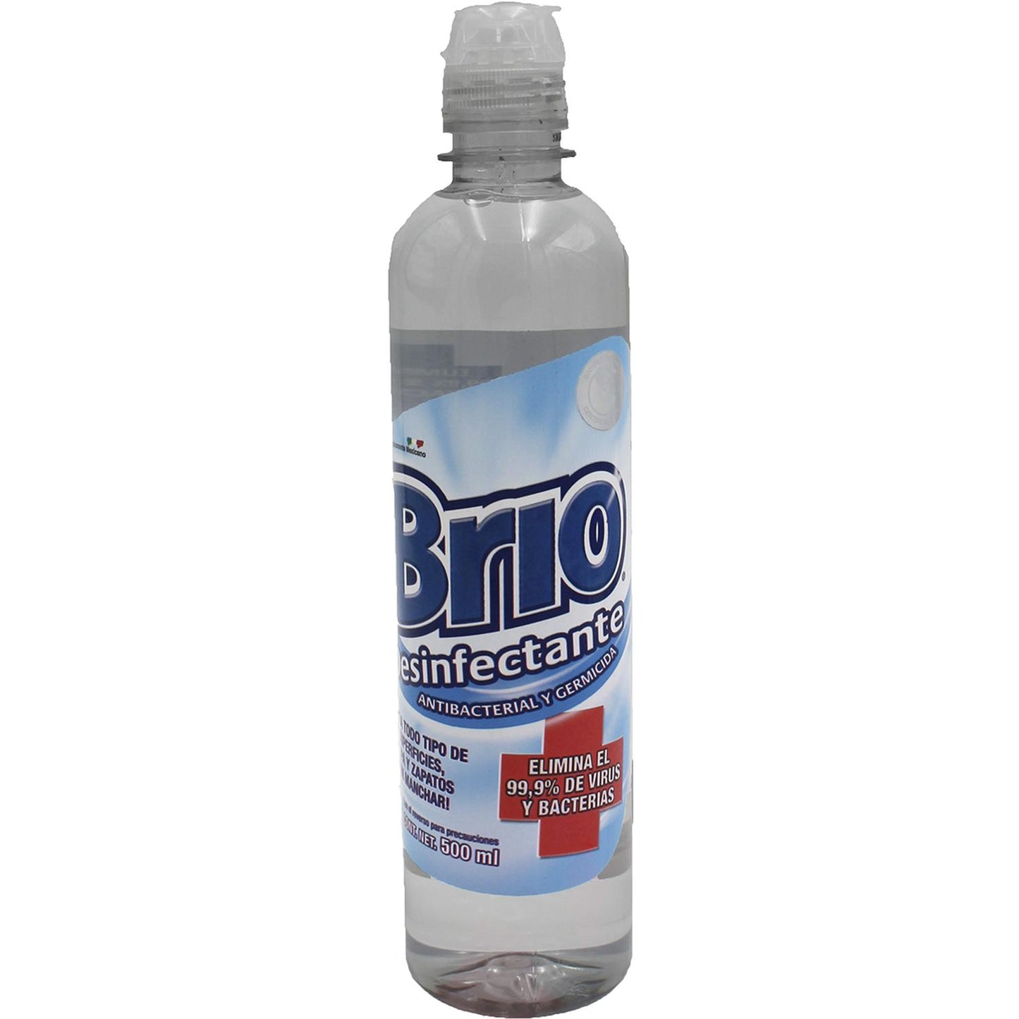 6PK - BRIO SANITIZANTE ANTIBACTERIAL 500ML FLIPTOP