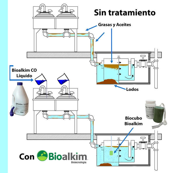 1lt - BACTERIAS TRATAMIENTO ESTANQUES LAGOS LAGUNAS